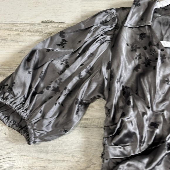 Ganni Silk Stretch Satin Dress Size Small NWT - Picture 4 of 13